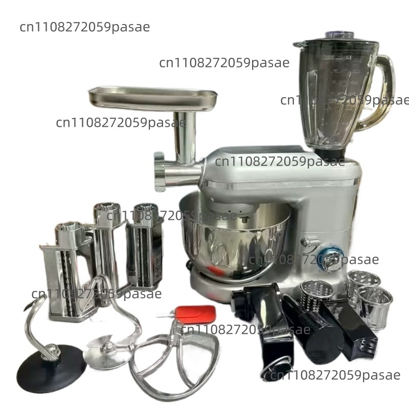 Kitchen And Baking - เครื่องผสมอาหารอเนกประสงค์ 6 ลิตร, ผู้ช่วยในครัว 8-in-1 สำหรับการอบและการปั่น,