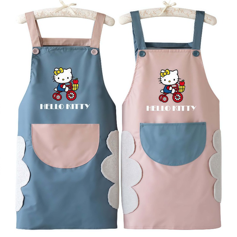 Kitchen Baking Kit - ใหม่กันน้ำกันน้ำมัน PVC ผ้ากันเปื้อนสำหรับทำอาหารในครัว,น่ารักแขนกุดทำงานสำหรับผู้หญิงผู้ชาย, บ้านทุกเพศ,จัดส่งฟรี