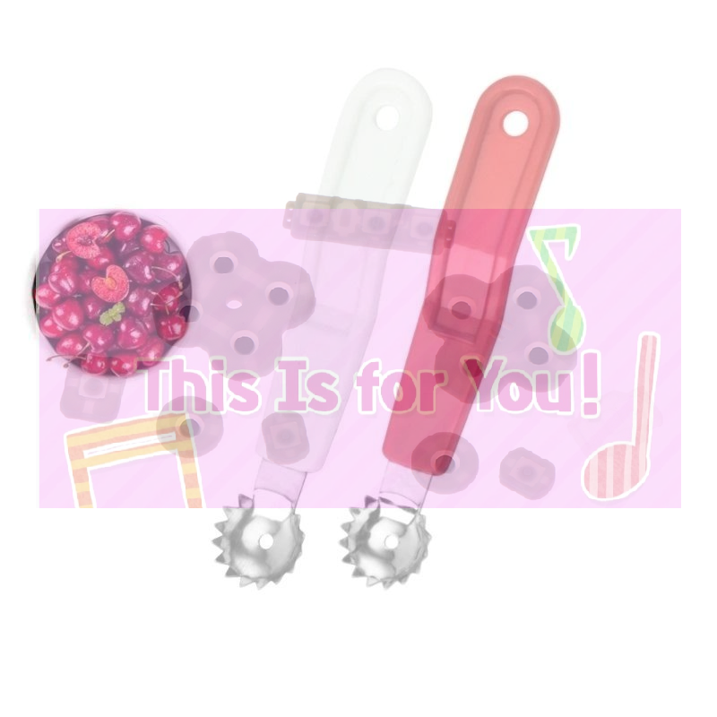 Kitchen Tools In Baking - 【MA】1/4 ชิ้น เครื่องมือแยกเมล็ดเชอร์รี่ หัวสแตนเลส ด้ามจับกันลื่น สำหรับทำขนม