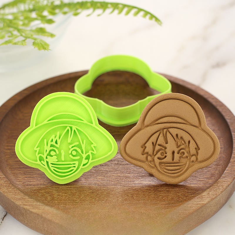 Kitchen And Baking - แม่พิมพ์ทำขนมวันพีซ ลูฟี่ โซโล ช็อปเปอร์ รูปหัวกะโหลก แม่พิมพ์คุกกี้