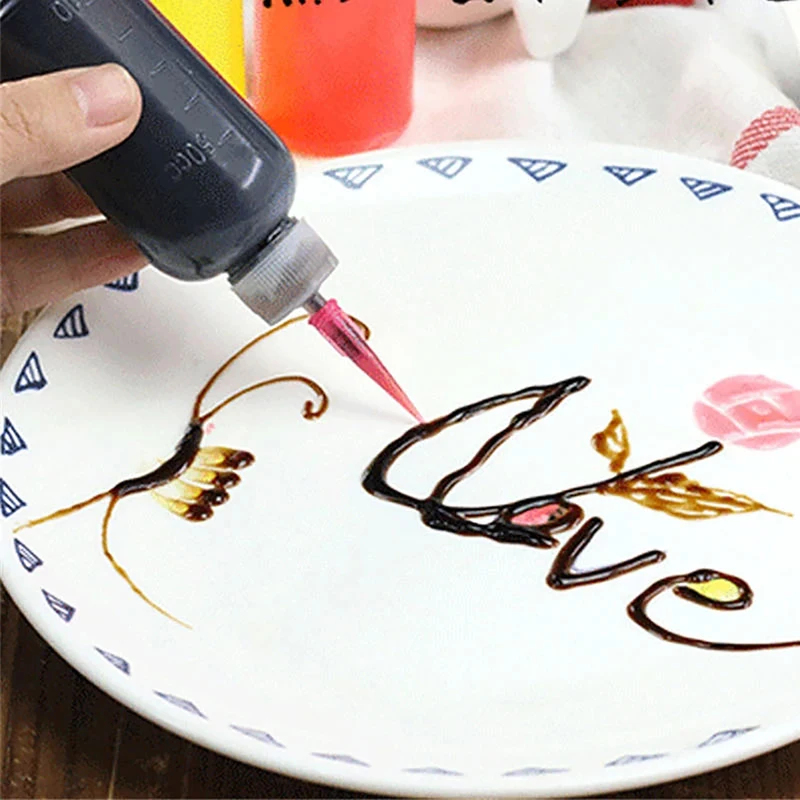 ขวดบีบครีมแต่งหน้าเค้กพร้อมหัว - Kitchen Baking Drawing บทวิจารณ์และราคา
