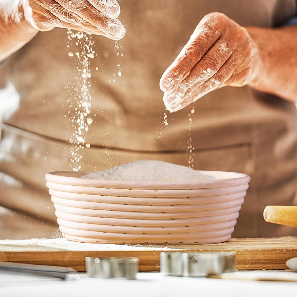 ตะกร้าหวายสำหรับพักแป้งขนมปัง  - Proofing Basket Banneton บทวิจารณ์และราคา