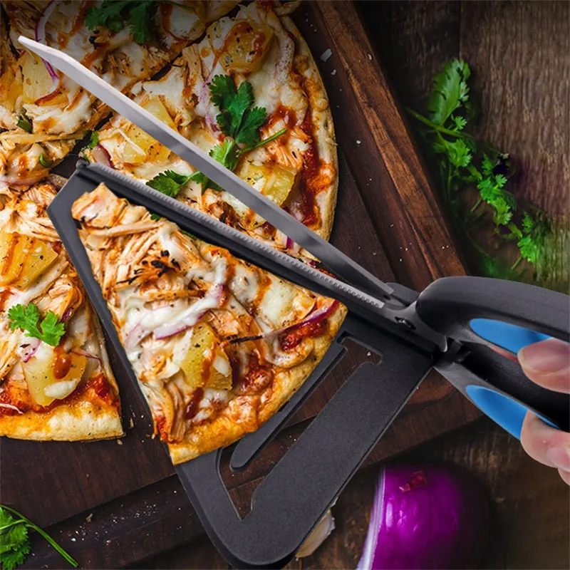กรรไกรพิซซ่าพร้อมถาดเซิร์ฟเวอร - Kitchen Shears In Baking บทวิจารณ์และราคา
