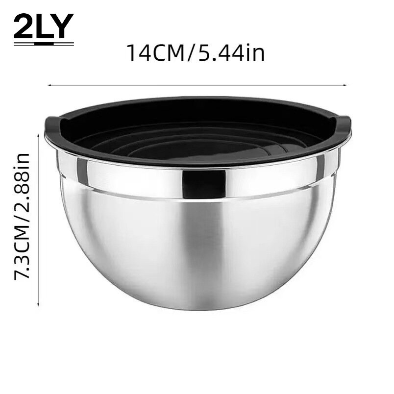 ชุดชามผสมสแตนเลสหนาพร้อมฝาปิด  - Kitchen Baking Set บทวิจารณ์และราคา