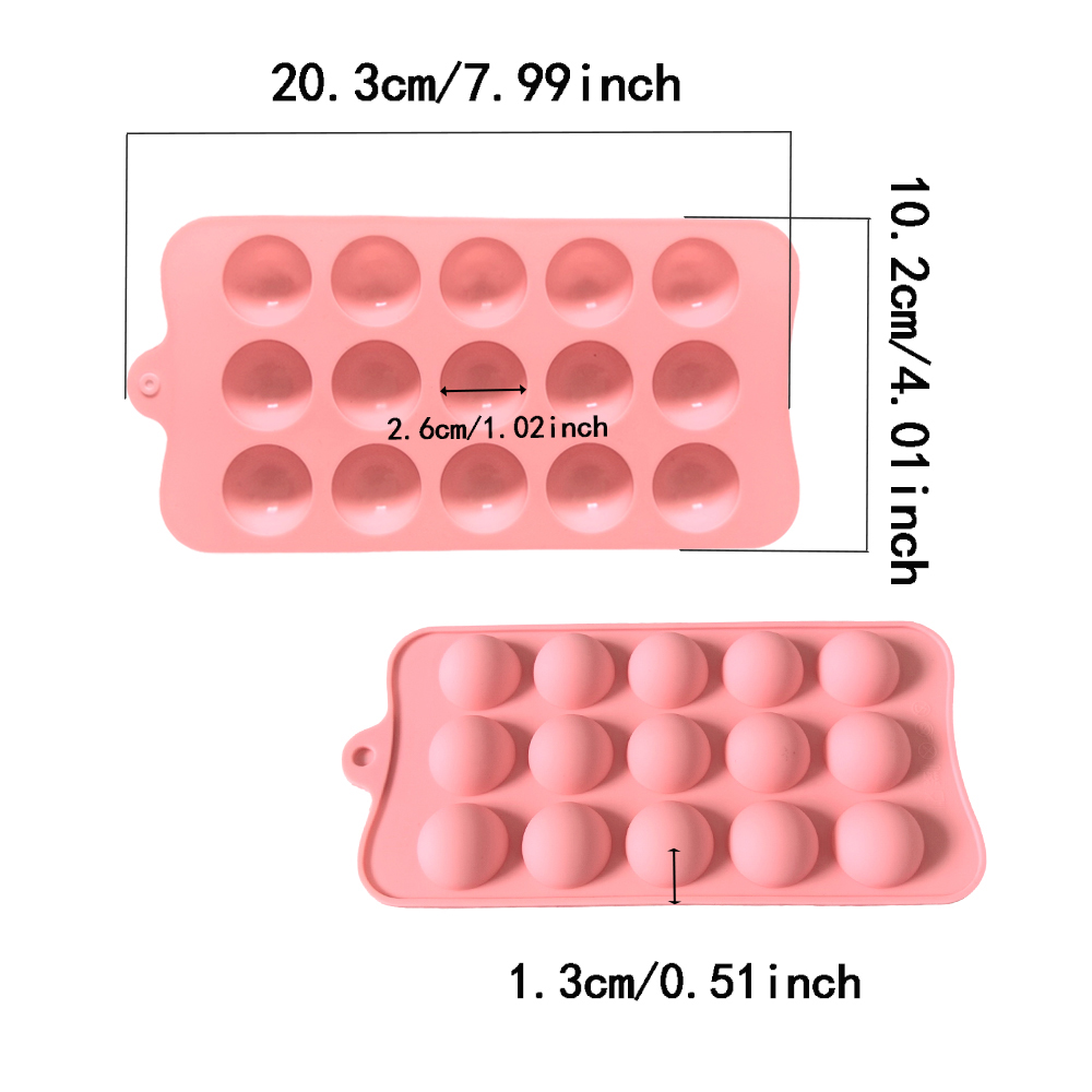 แม่พิมพ์ซิลิโคนช็อคโกแลตครึ่งว - Kitchen Baking Utensil บทวิจารณ์และราคา