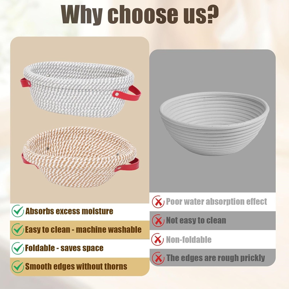 ตะกร้าหวายสำหรับทำขนมปังซาวโดว - Proofing Basket Banneton บทวิจารณ์และราคา