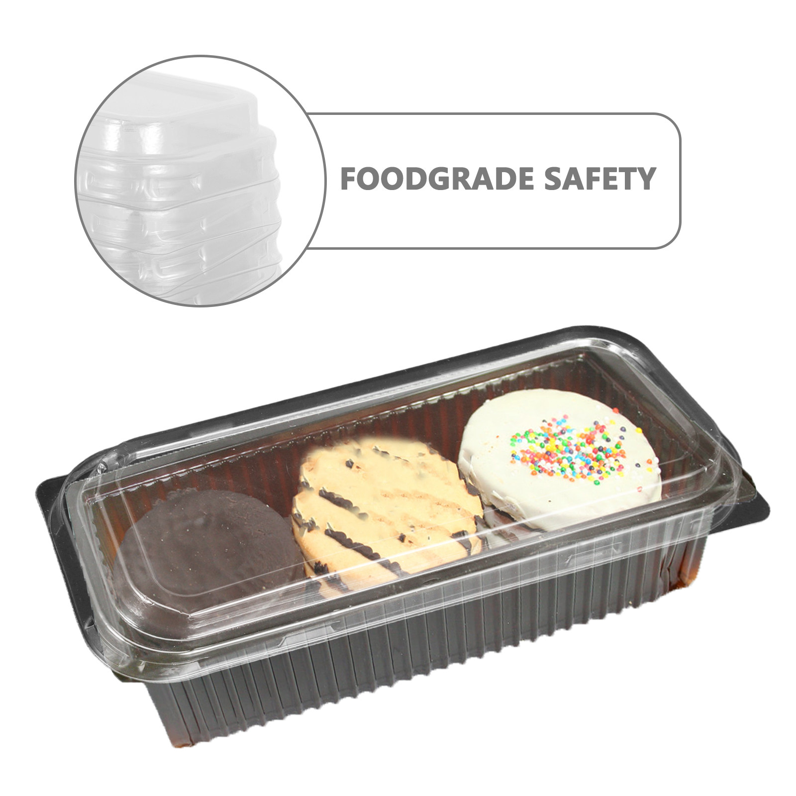 ฝาปิดพลาสติกสำหรับอบขนมปัง 50  - Kitchen Tools In Baking บทวิจารณ์และราคา
