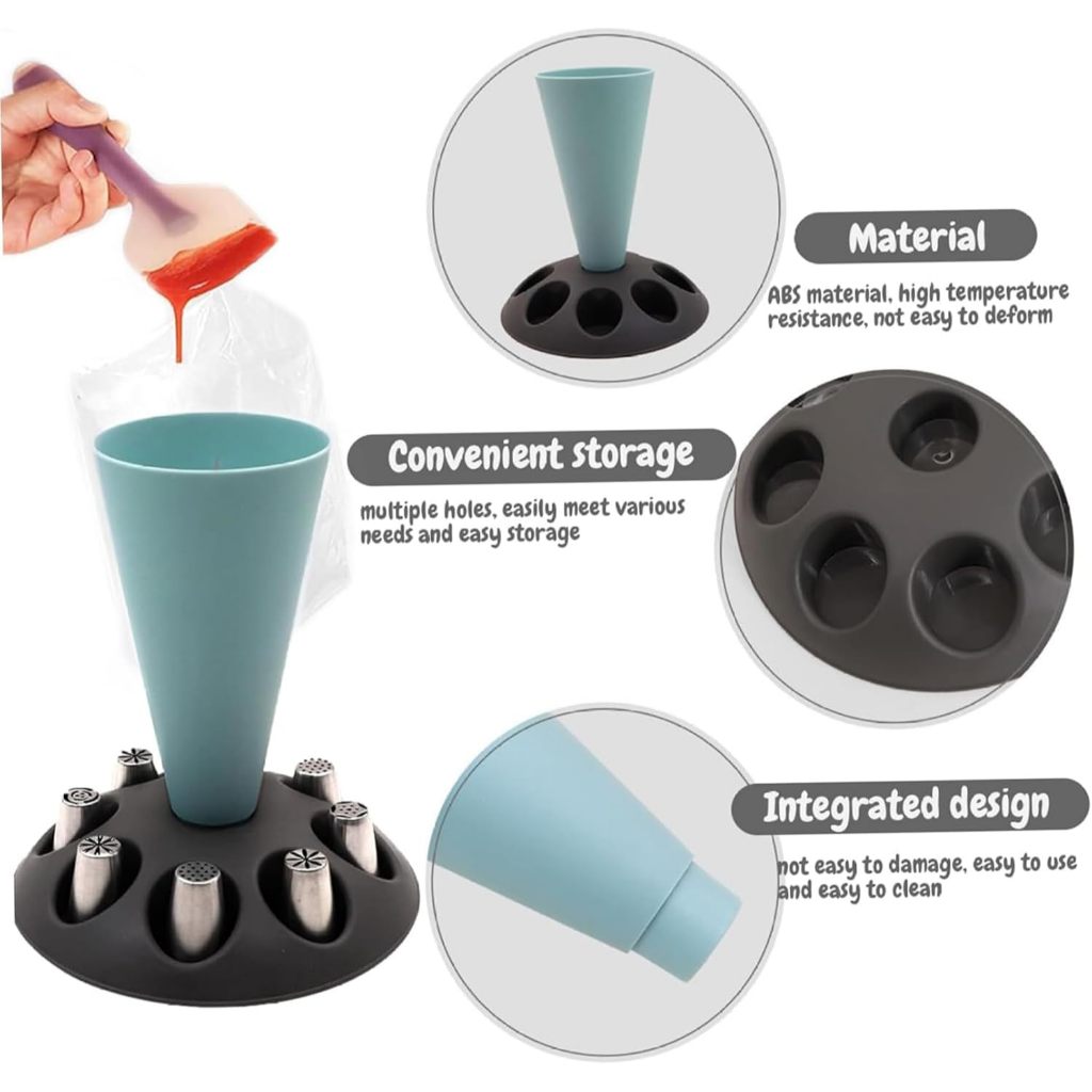 ถุงบีบครีมแต่งหน้าเค้ก 1 ชิ้น  - Kitchen Tools In Baking บทวิจารณ์และราคา