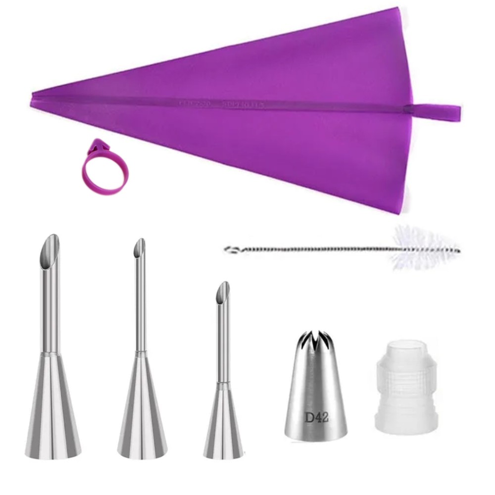 ชุดหัวบีบเค้กสแตนเลสพร้อมถุงบี - Kitchen Baking Kit บทวิจารณ์และราคา