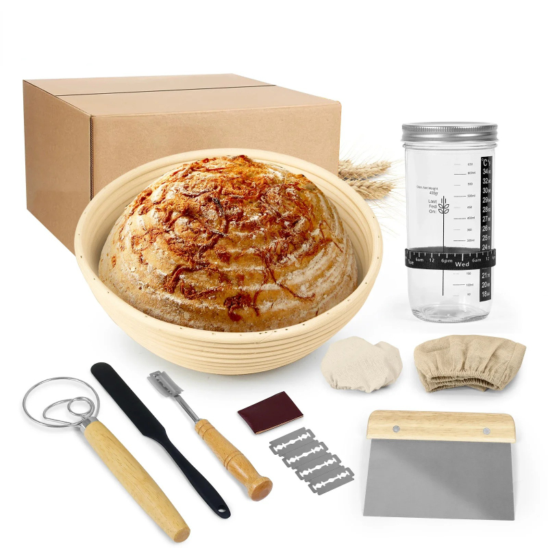 ตะกร้าสำหรับพักแป้งขนมปังแบบแบ - Proofing Basket Banneton บทวิจารณ์และราคา