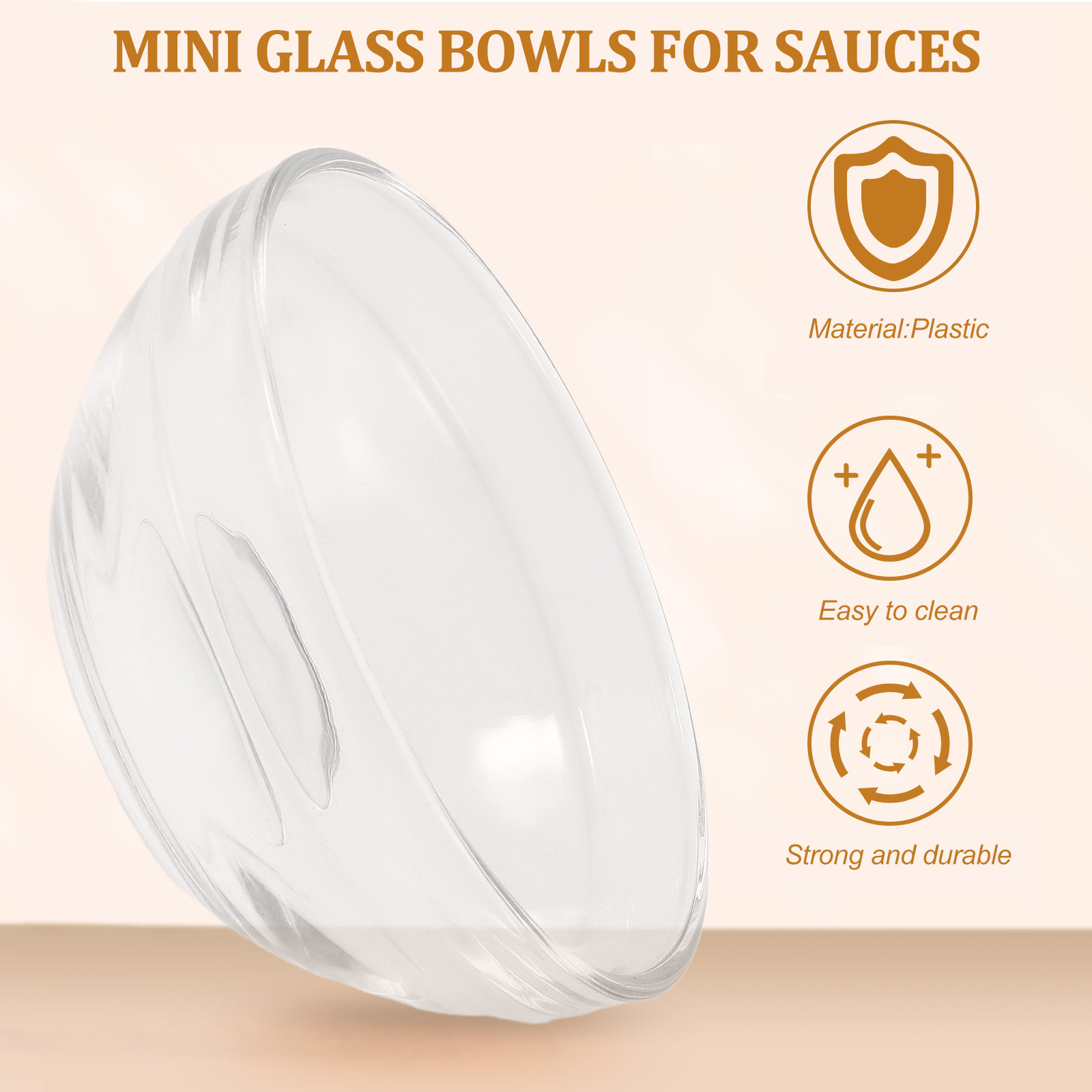 ชามแก้วใส 4 ชิ้น สำหรับใส่ส่วน - Baking (Kitchen Ingredient) บทวิจารณ์และราคา