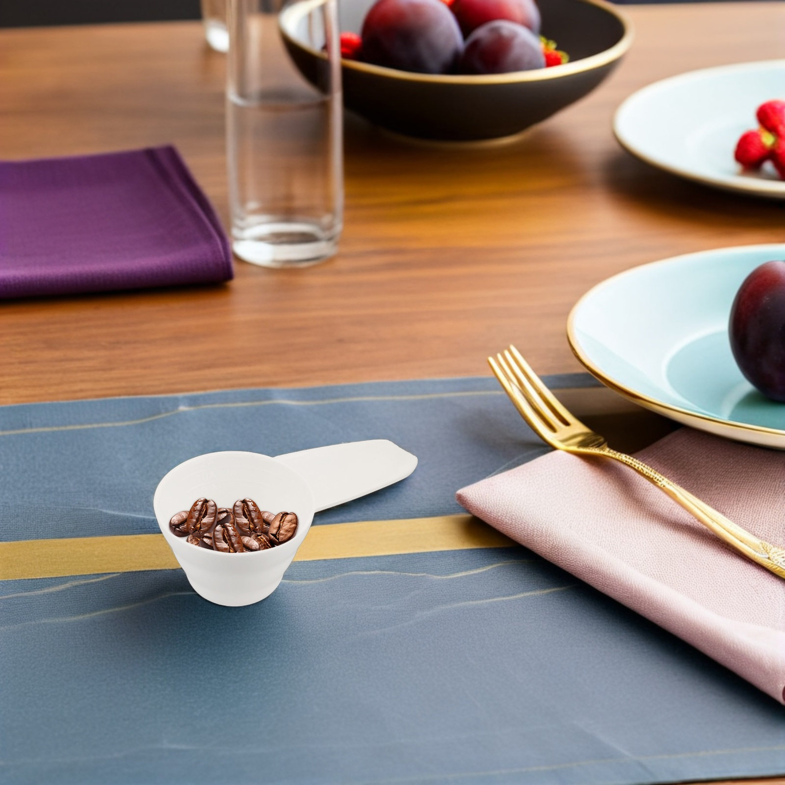 ชุดช้อนตวงพลาสติก 5 ชิ้น เกรดอ - Baking (Kitchen Ingredient) บทวิจารณ์และราคา