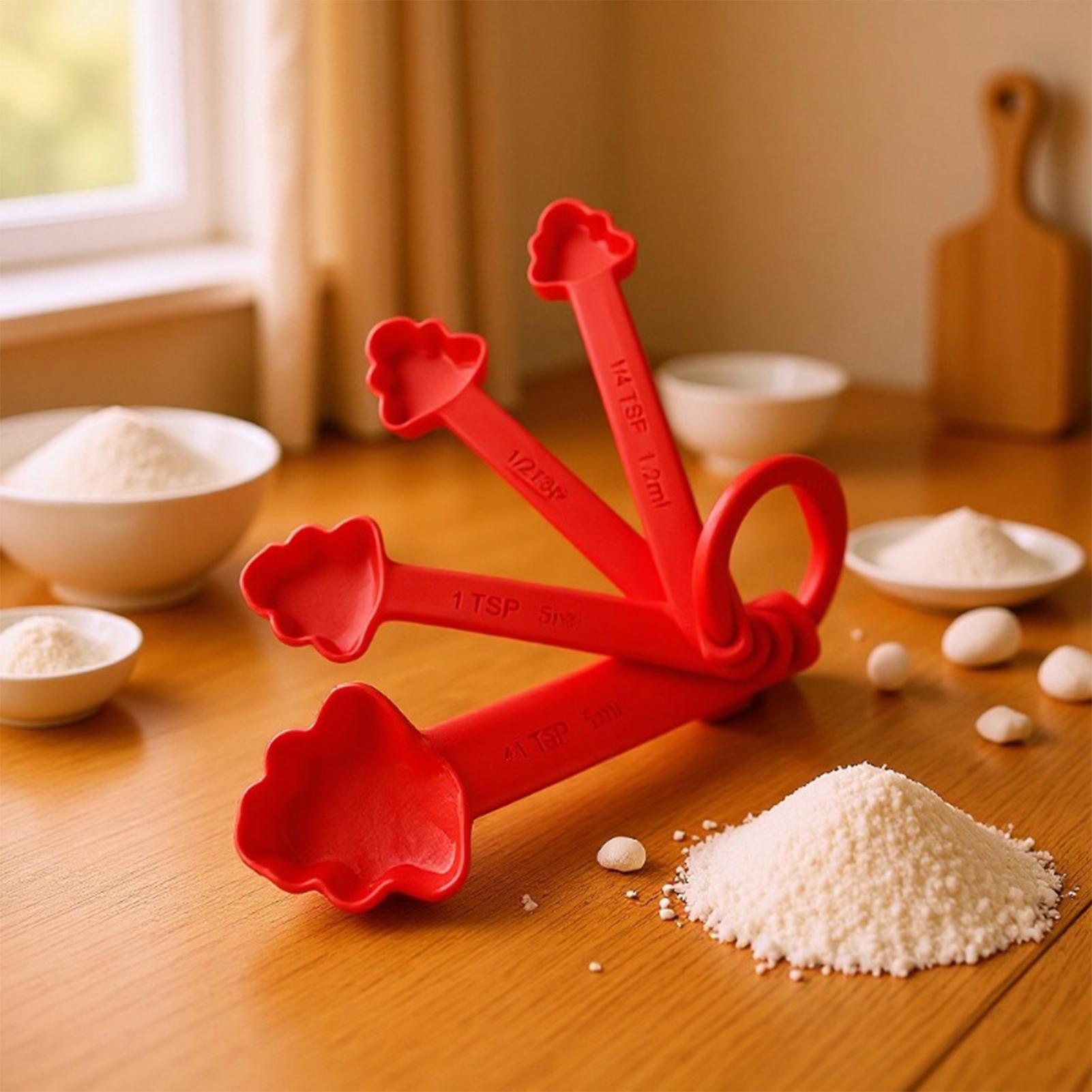 ชุดตวงคริสต์มาส ถ้วยตวงและช้อน - Kitchen Baking Utensil Set บทวิจารณ์และราคา