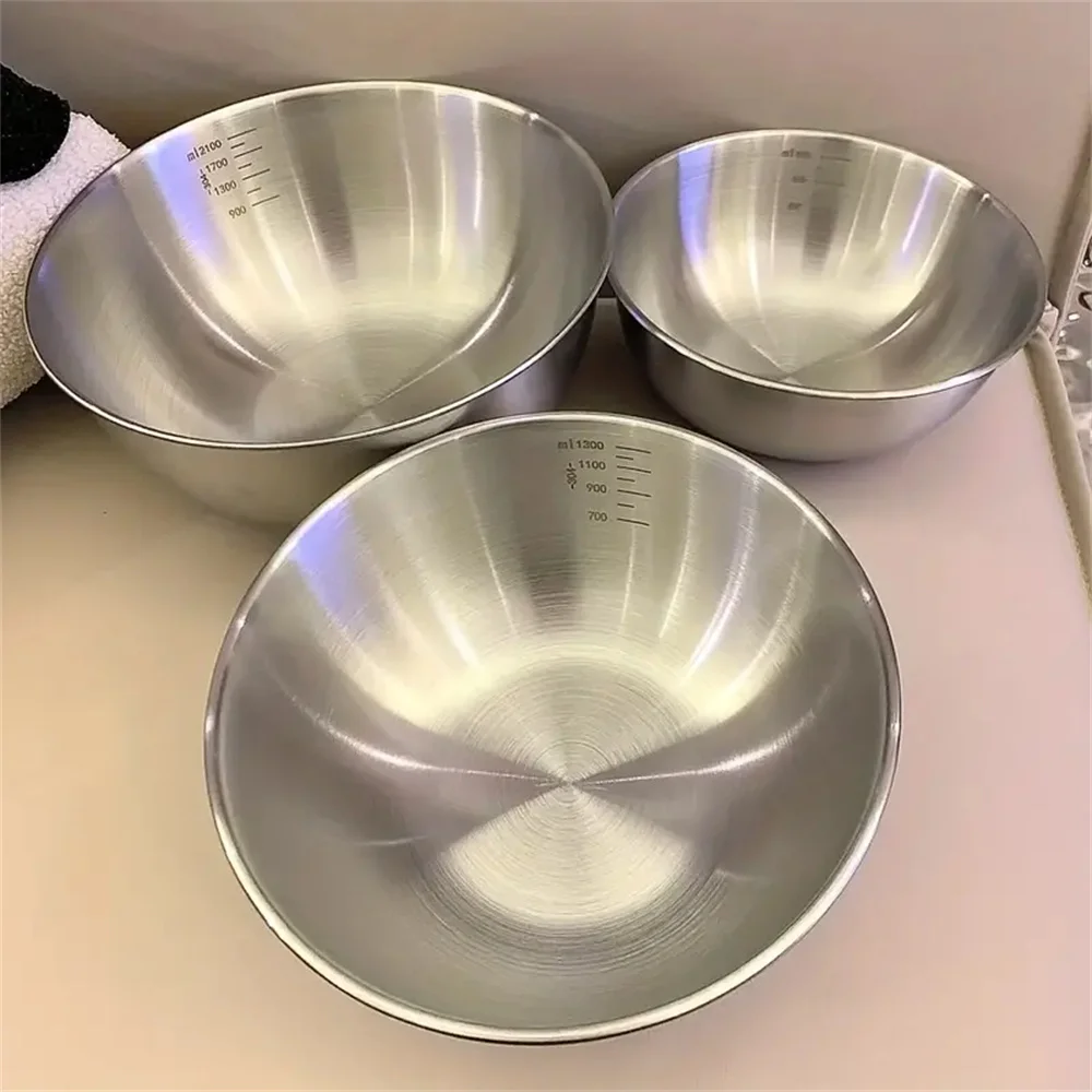 ชุดชามสแตนเลส 1-3 ใบ พร้อมสเกล - Kitchen Baking Set บทวิจารณ์และราคา