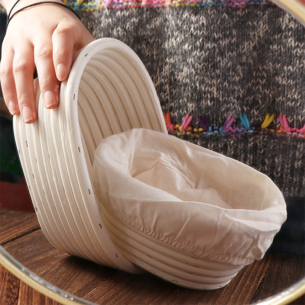 อุปกรณ์อบขนม 7 ขนาด ตะกร้าหวาย - Proofing Basket Banneton บทวิจารณ์และราคา