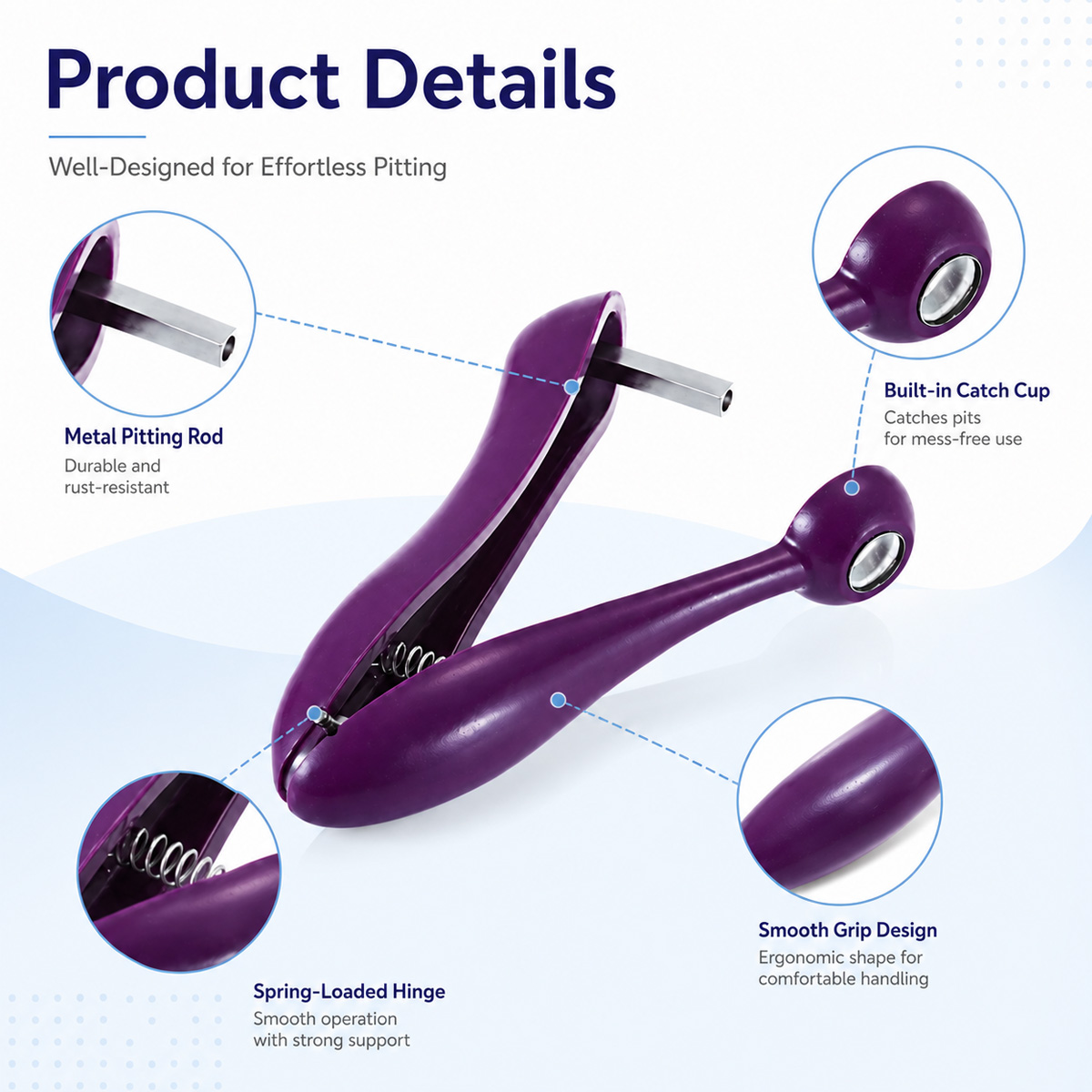 เครื่องมือแยกเมล็ดเชอร์รี่แบบม - Kitchen Tools In Baking บทวิจารณ์และราคา