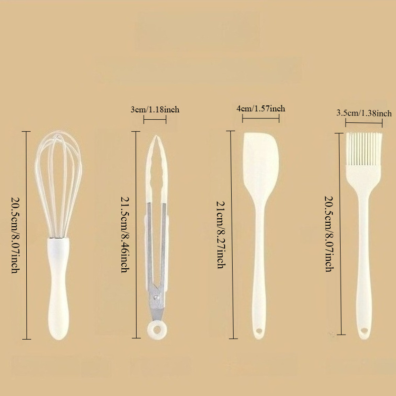3/4 ชิ้นชุดอบซิลิโคนเกรดอาหารท - Kitchen Baking Set บทวิจารณ์และราคา