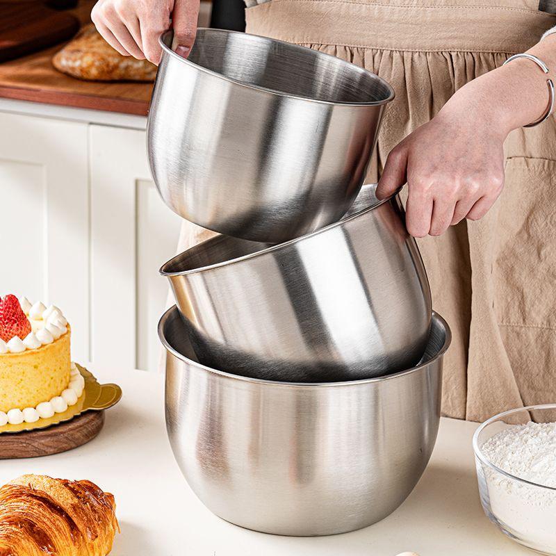 1 ชิ้น ชามผสมสแตนเลสสำหรับทำอา - Kitchen Design For Baking บทวิจารณ์และราคา