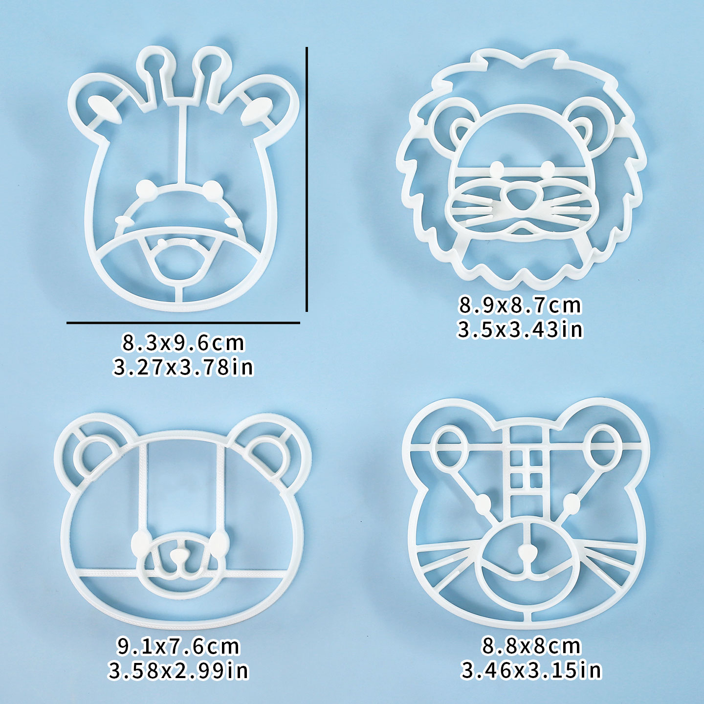ชุดตัวตัดคุกกี้รูปสัตว์ 4 ชิ้น - Kitchen Baking Set บทวิจารณ์และราคา