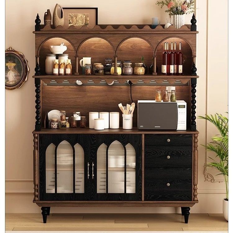 ตู้ข้างโต๊ะอาหารไม้เนื้อแข็งสไ - Kitchen Zain บทวิจารณ์และราคา
