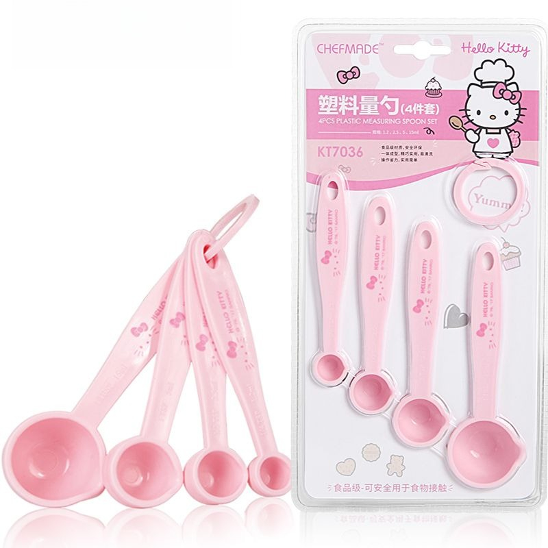 ชุดช้อนตวงลายเฮลโล คิตตี้ ช้อน - Kitchen Baking Kit บทวิจารณ์และราคา