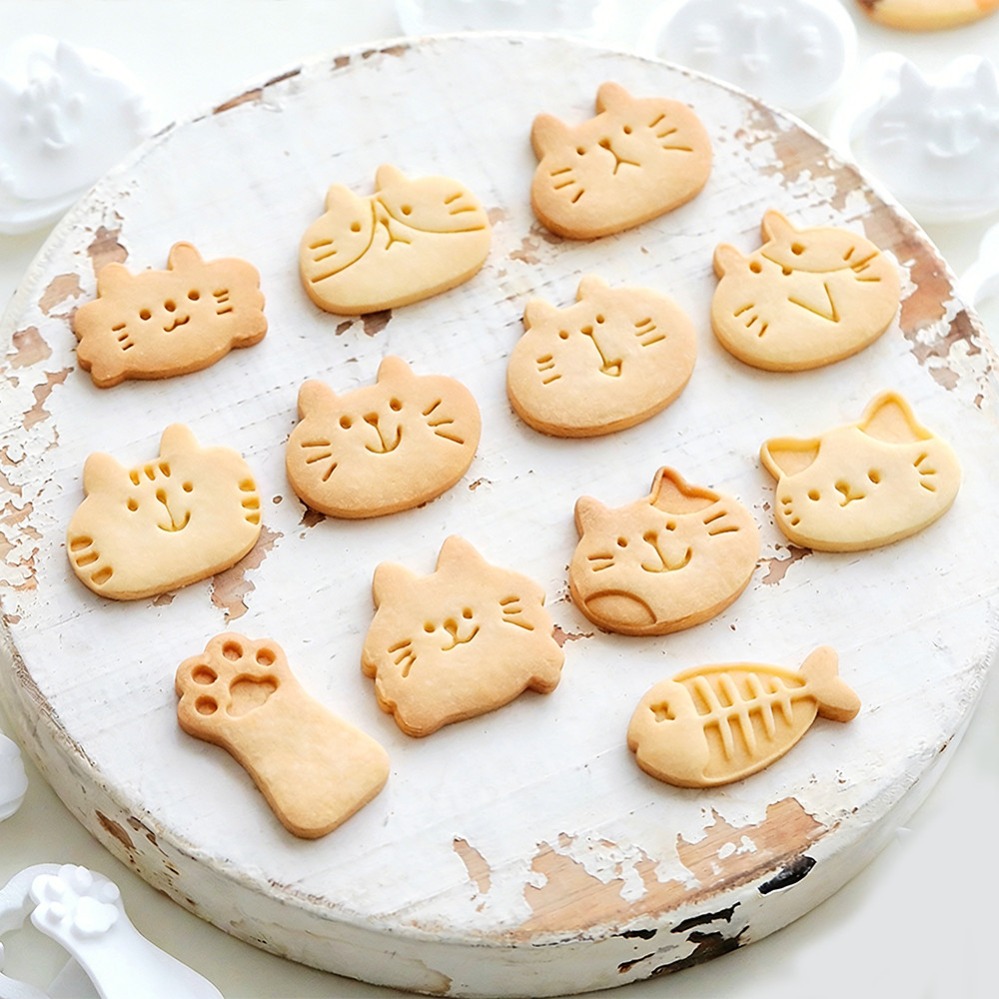 แม่พิมพ์คุกกี้รูปแมวน่ารัก DIY - Kitchen Baking Utensil บทวิจารณ์และราคา