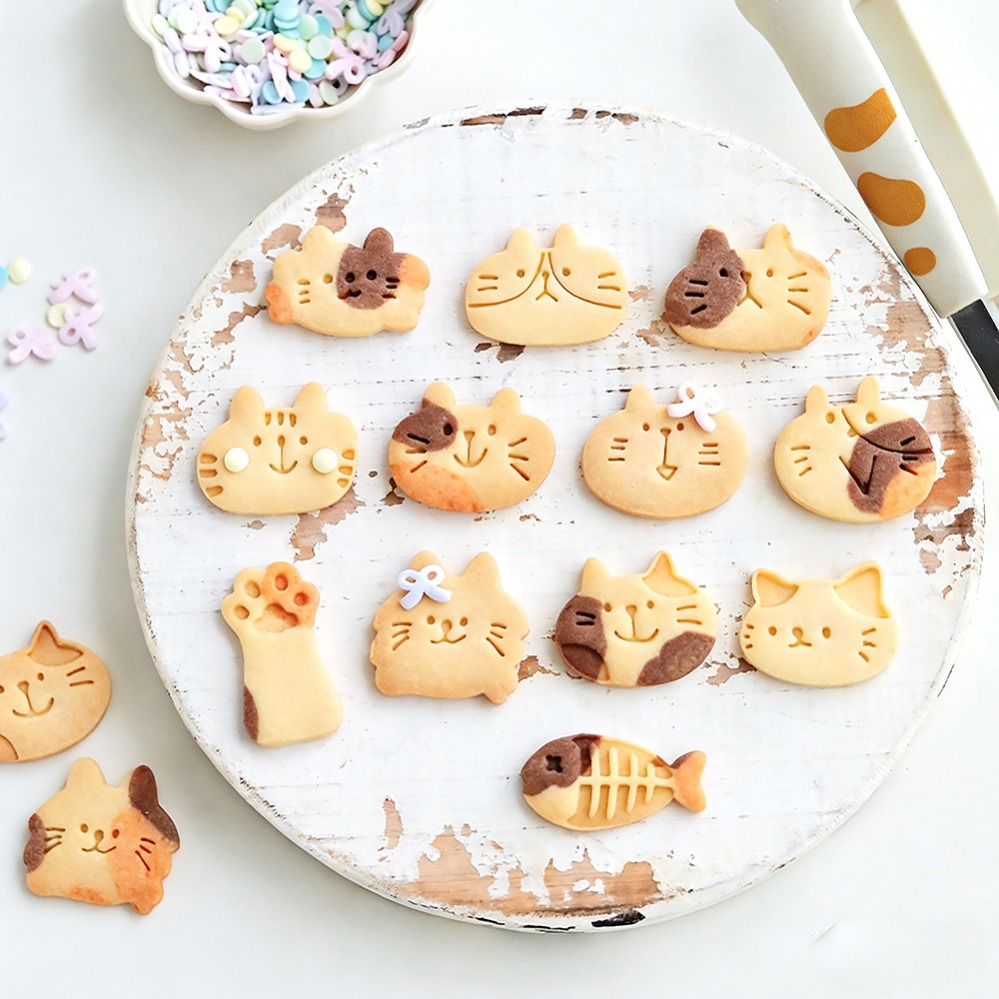 แม่พิมพ์คุกกี้รูปแมวน่ารัก DIY - Kitchen Baking Utensil บทวิจารณ์และราคา