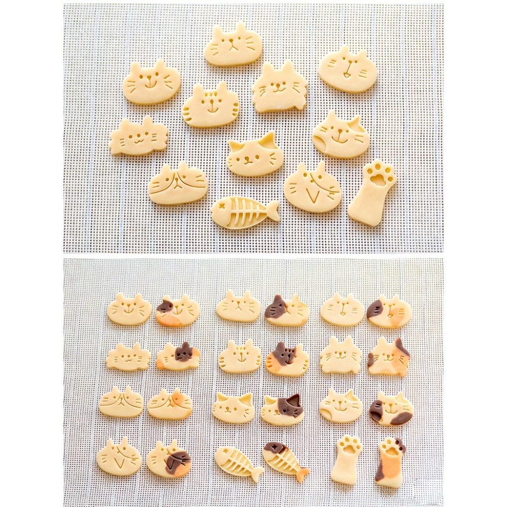 แม่พิมพ์คุกกี้รูปแมวน่ารัก DIY - Kitchen Baking Utensil บทวิจารณ์และราคา