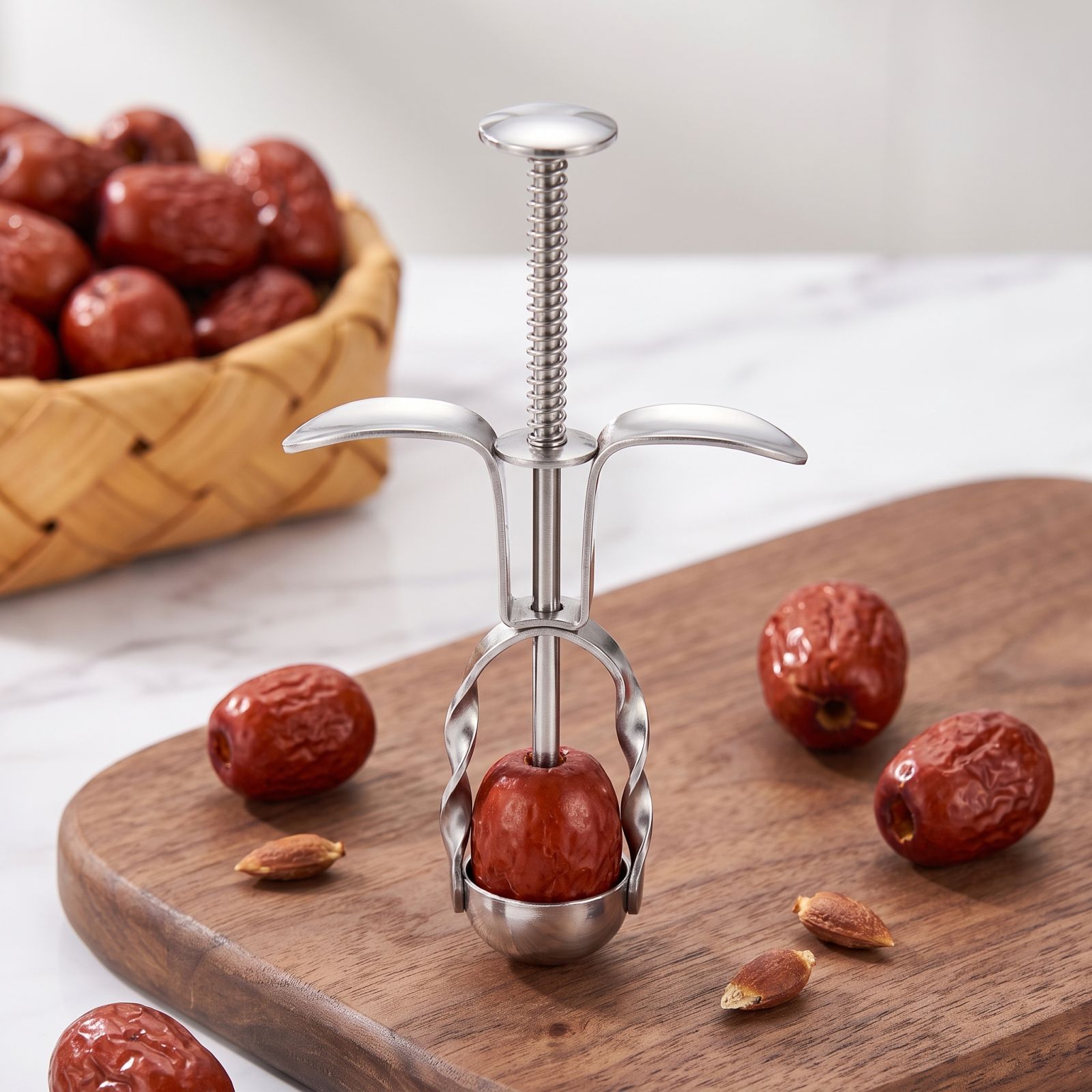 เครื่องมือเอาเมล็ดพุทราแดงสแตน - Kitchen Tools In Baking บทวิจารณ์และราคา