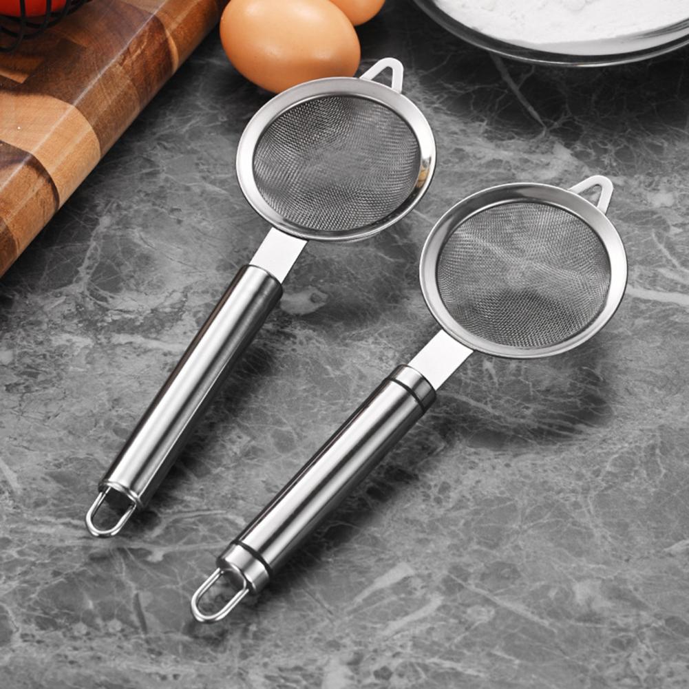 กระชอนกรองสแตนเลสแบบตาข่ายละเอ - Baking (Kitchen Ingredient) บทวิจารณ์และราคา