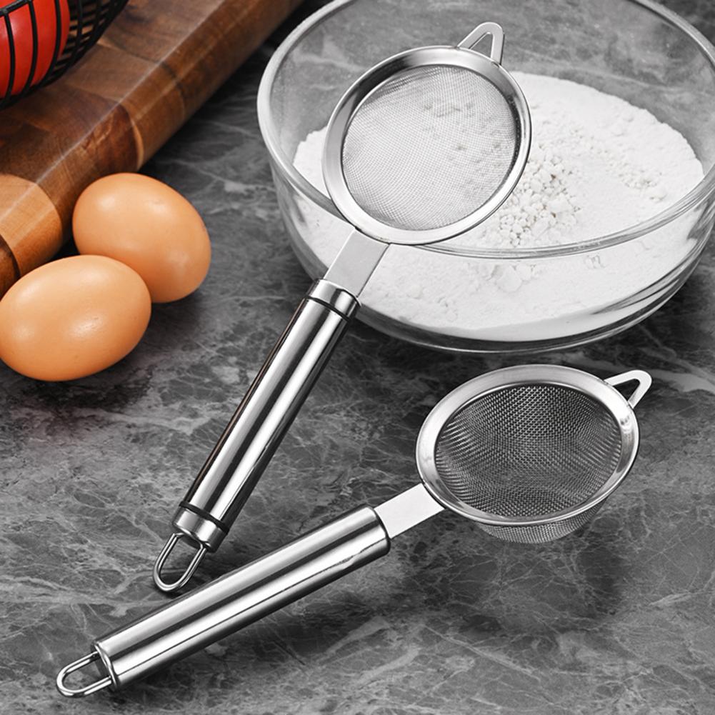 กระชอนกรองสแตนเลสแบบตาข่ายละเอ - Baking (Kitchen Ingredient) บทวิจารณ์และราคา