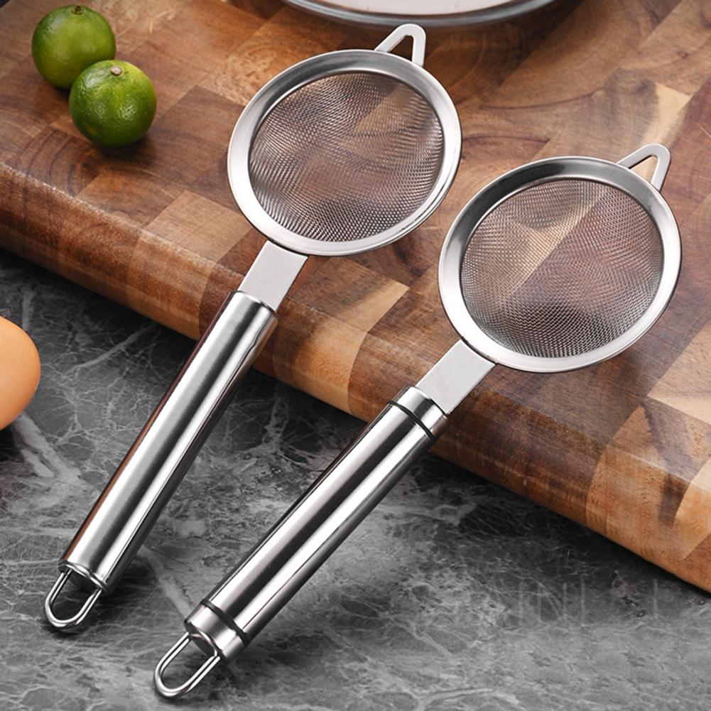 กระชอนกรองสแตนเลสแบบตาข่ายละเอ - Baking (Kitchen Ingredient) บทวิจารณ์และราคา