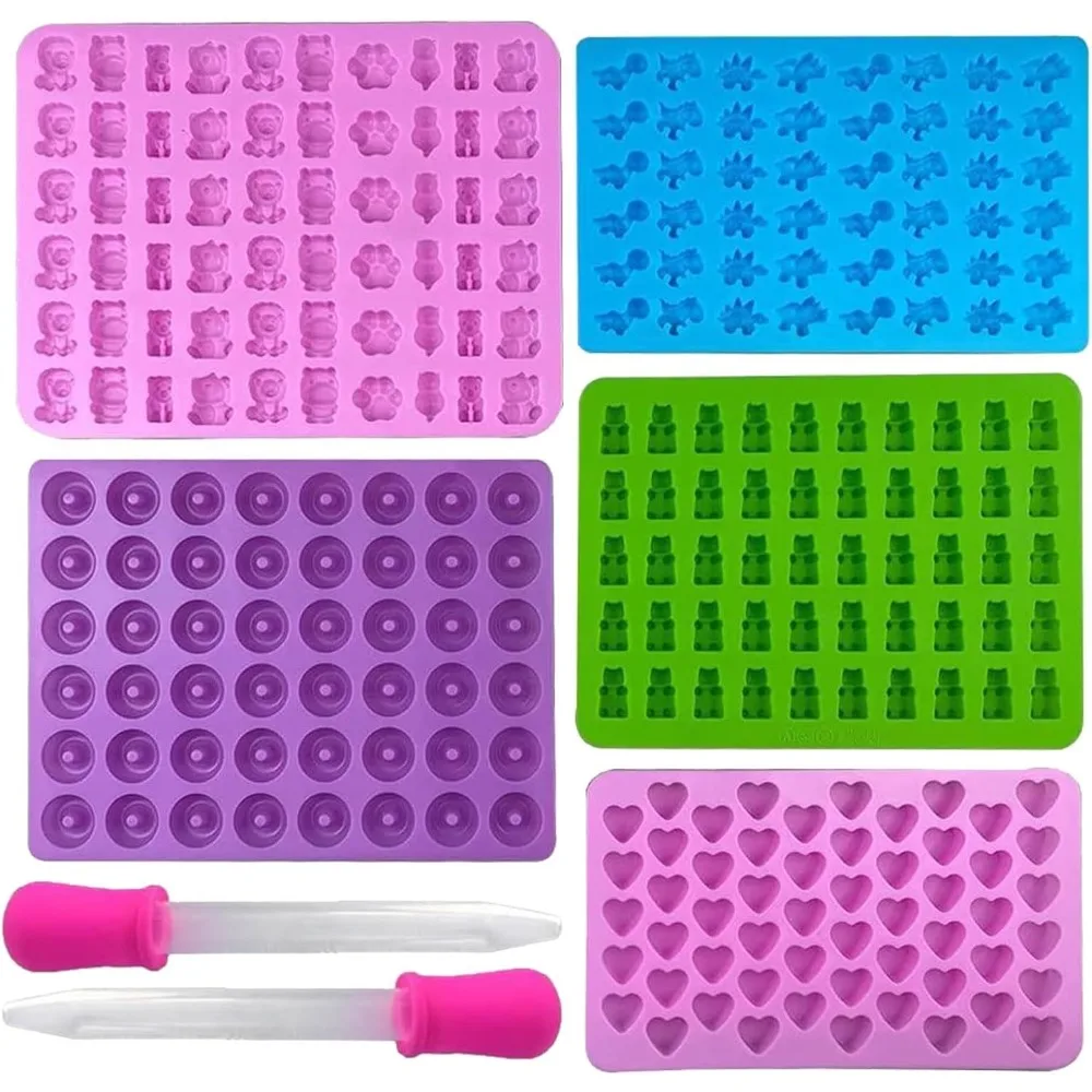 5Pcs Candyแม่พิมพ์ซิลิโคน 2 Dr - Kitchen Baking Kit บทวิจารณ์และราคา