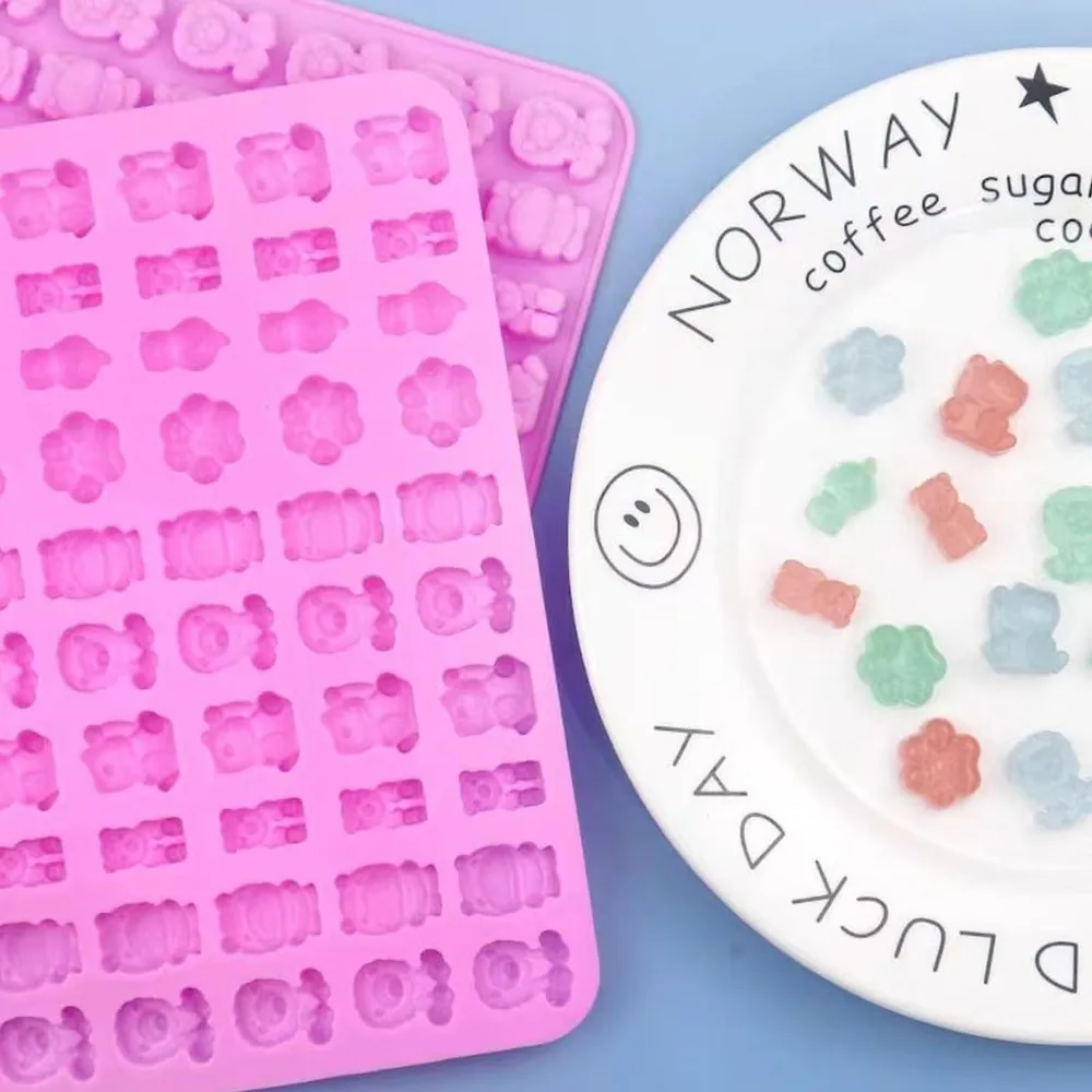 5Pcs Candyแม่พิมพ์ซิลิโคน 2 Dr - Kitchen Baking Kit บทวิจารณ์และราคา
